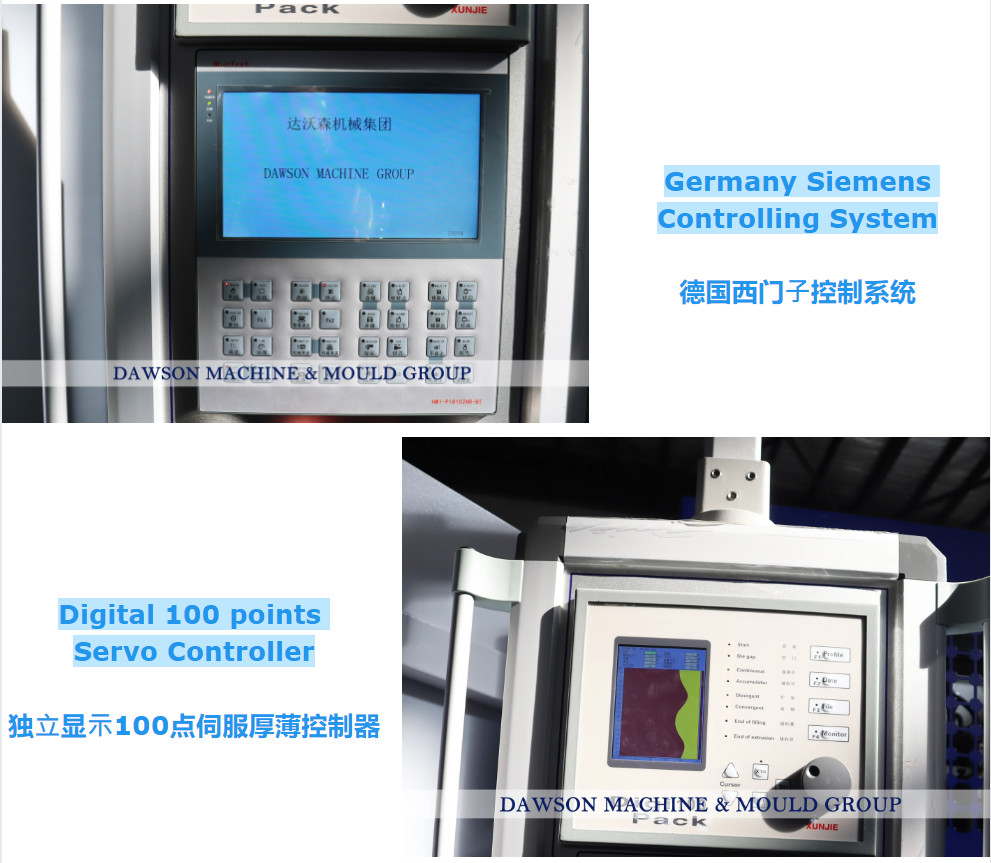 Fully Automatic Extrusion Blow Molding Machine 20L Double 3 Layer Chemicals Fuel Tanks Jerry Can Making