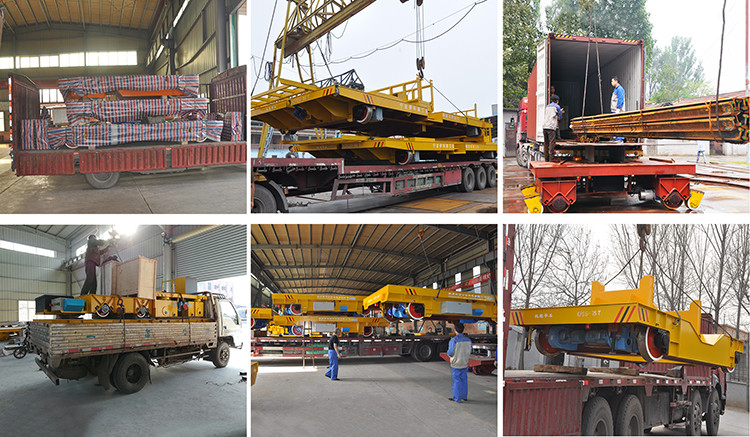BEFANBY flatbed railway equipment trailer for ferrying other vehicle