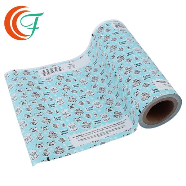 Custom Printing Pet Packaging Film PET PE Laminated Animals Dog Cat Pet Wet