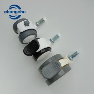 Wholesale 500 Lb 75mm White Nylon M8 Caster Wheels Medical Grade from china suppliers