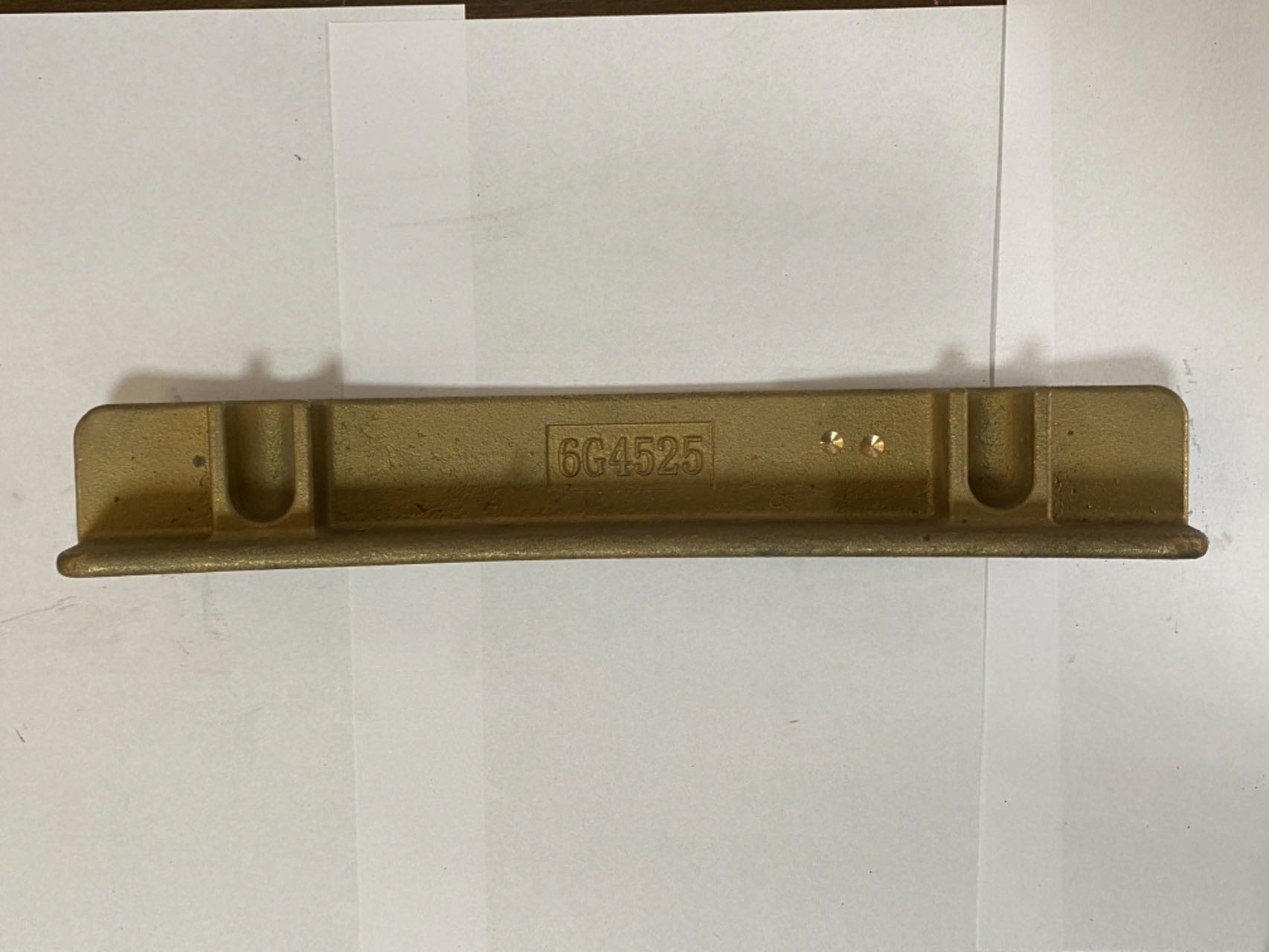 6G4525 6G4524 Bronze Wear Strip Customized Width Sandblasting Etc. Processing Technology