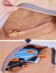 Factory Wholesale 35''x13.5'' Large Capacity Casual Look Cork Yoga Mat Fitness