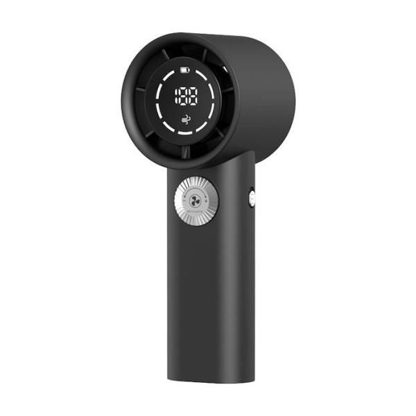 210*175*65mm Black Portable Violent Battery Operated Fans For Camping Unforgetta
