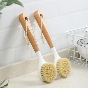 Wholesale Kitchen Sink Household Cleaning Bamboo Dish Brush Natural Scrub Cleaning from china suppliers