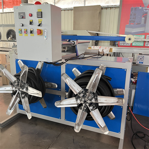 Single Wall Plastic Corrugated Pipe Extrusion Line High Capacity 8-15m/Min