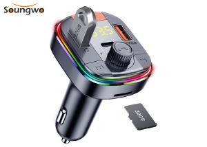 Wholesale CVC Wireless Car MP3 FM Transmitter PD QC3.0 Dual USB Car Charger from china suppliers