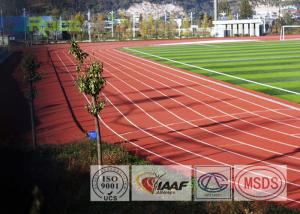 Wholesale Outdoor Sport Polyurethane Track Surface , Rubber Track And Field Spike Resistant from china suppliers