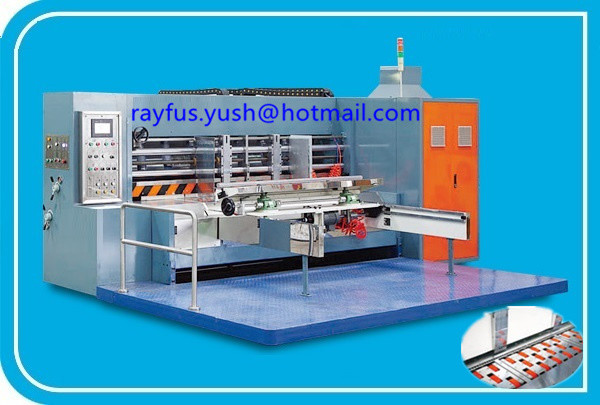 Multi Color Flexo Printer Slotter Die Cutter / Flexo Printing And Die Cutting Machine
