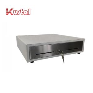 Wholesale POS Heavy Duty Stainless Panel RJ11 24V Metal Cash Drawer Supplier from china suppliers