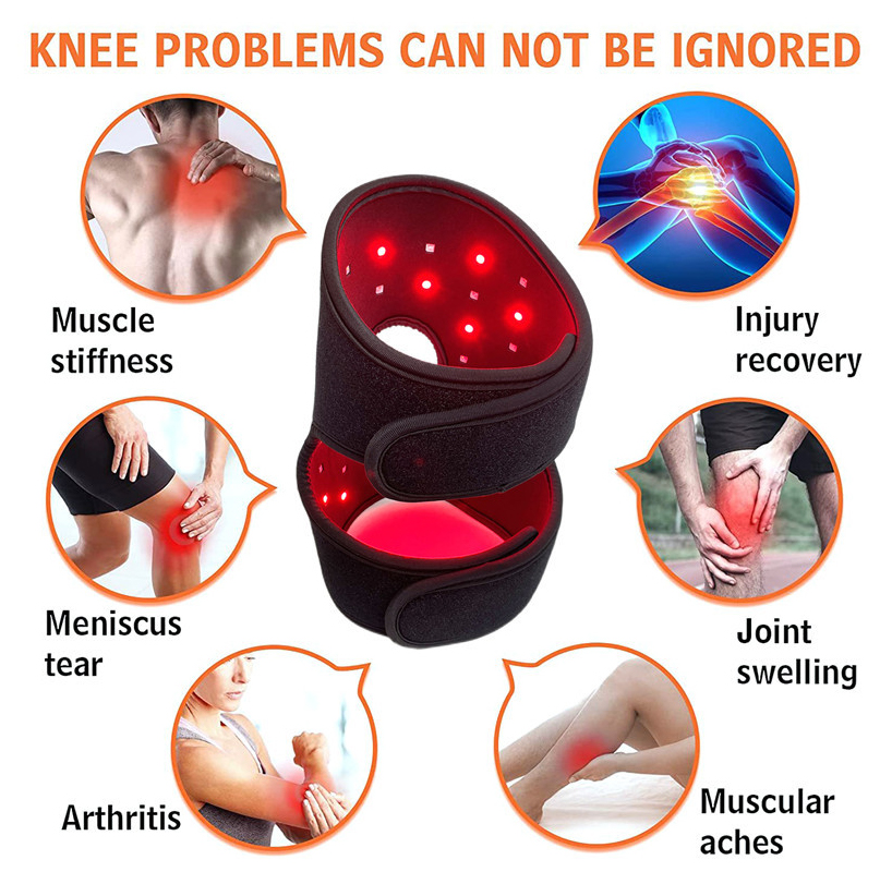 Elbow Knee Rehabilitation Device Wearable Light Therapy Wrap For Home Office