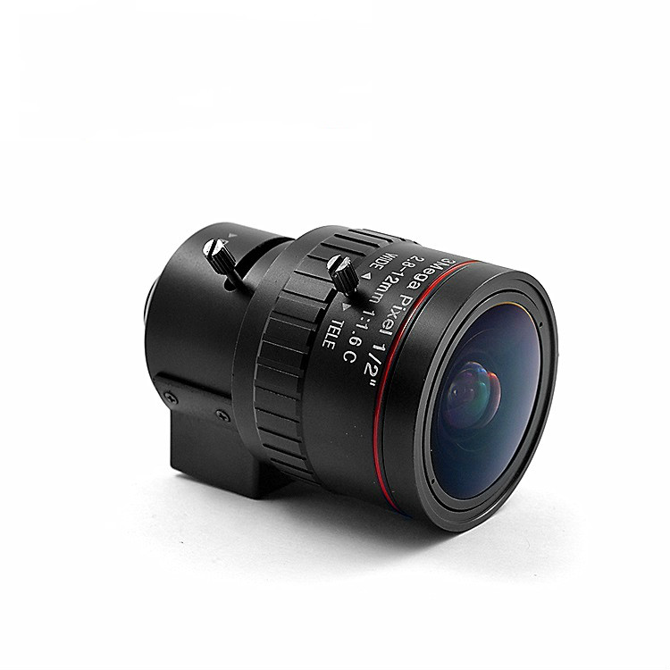 Road monitoring lens 2.8-12mm automatic aperture 1 / 2 inch 3 million HD face recognition industrial lens