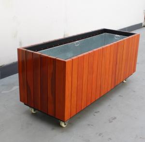 Wholesale Decorative Rectangle Planter Box , Outdoor Flower Planter 800×500×500mm Size from china suppliers