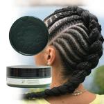 Customize Logo Black Edge Control Wax Covering Gray Hair Anti-Frizz Moisturizes