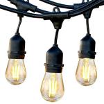 Outdoor Waterproof Globe Edison Bulb Festoon LED String Lights Garland Wedding