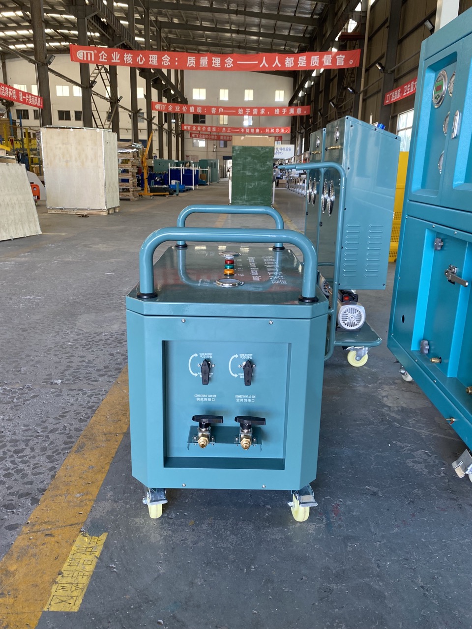 Freon R22 Ac Machine Car Recovery Full Auto Refrigerant Charging Equipment
