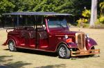 Real Estate Used Electric Vintage Cars Red Royal Buggy 11 Seats Passenger Golf