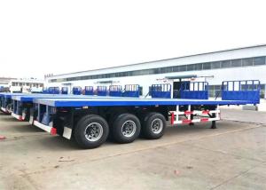 Wholesale Diesel Flat Bed 3 Axle 40 Ft Shipping Container Trailer from china suppliers