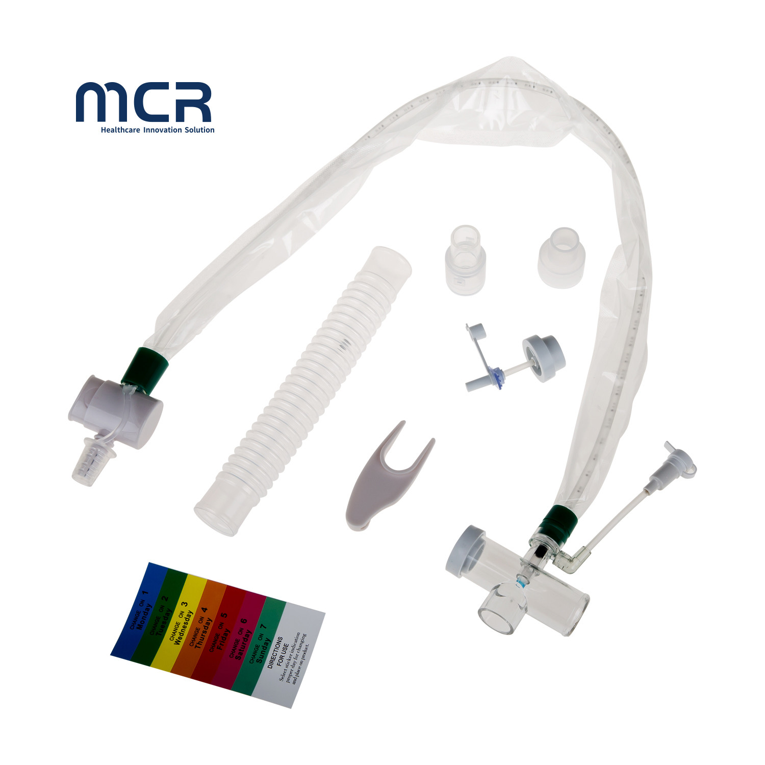 Disposable Medical Grade PVC Catheter Vacuum Tube Tracheostomy Tubes Suction 24h T Piece