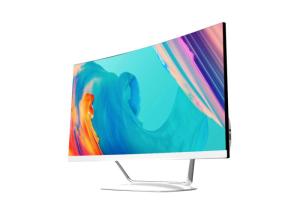 Wholesale White Curved Screen All In One Computer 24.5&quot; Narrow border 9kg from china suppliers