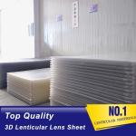 PLASTIC LENTICULAR 25lpi PS lenticular board 3d lenticular lens sheet for 3d