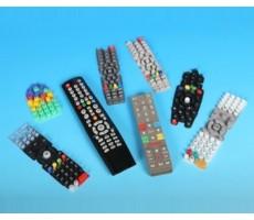 Wholesale silicone rubber remote control keypads black, white and other colors, Silicone rubber material 20-90shoreA from china suppliers