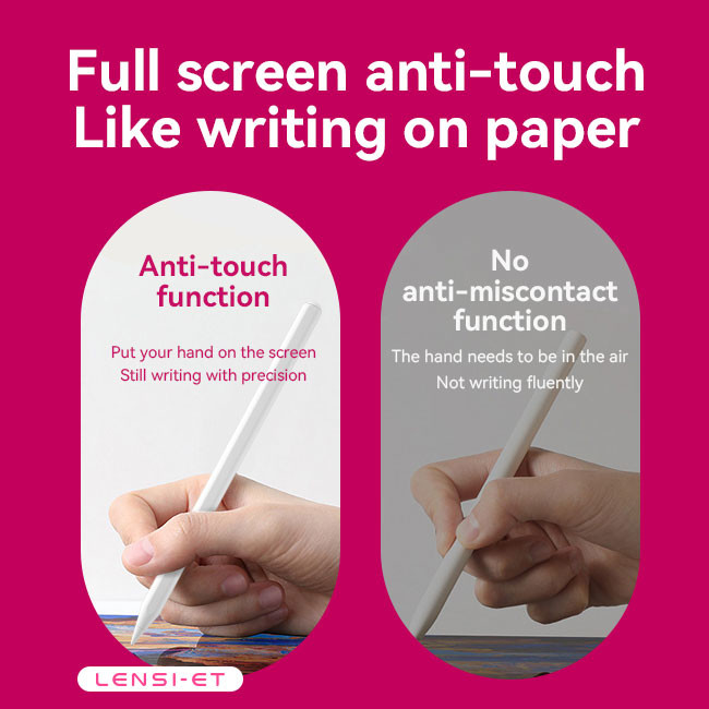 White Windows Tablet Stylus Pen Column Metal Stylus Touch Screen Pen