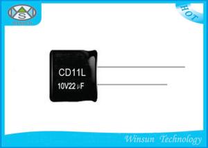 Wholesale Low Voltage Aluminum Electrolytic Capacitors CD11L 10V 22uF For Air Conditioners from china suppliers