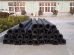 Solid Black D Shaped Rubber Fenders Excellent Weather Resistance Standard