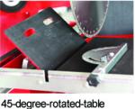 Adjustable Water Supply Core Cut Concrete Saw With Steel Blade Material