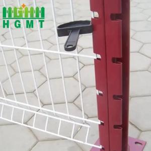 Wholesale Hot Sale High Quality Eco Friendly School PVC Coating Privacy 3D Curved Wire Mesh Fence from china suppliers