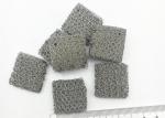 Circle Type knitted stainless steel mesh , metal mesh cloth Anti corrission