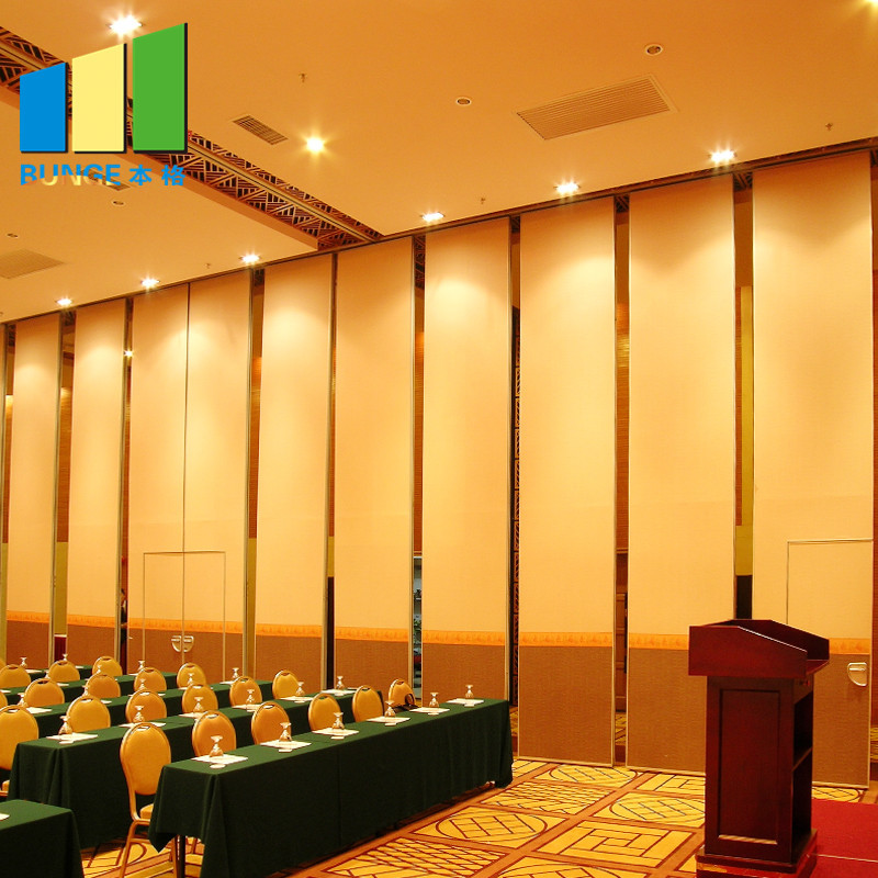 Foldind Slid Easy Operable Office Customized 80 Style Aluminium Frame Chinese Foshan Partition Wall