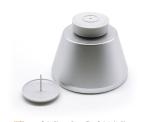 EAS Security Round Buckle for Shopping Mall Clothes Anti theft Device 8.2MHz