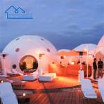 Waterproof Glamping Geodesic Eco Dome Tents Weatherproof Pvc House Tent