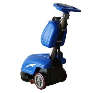 China Walk Behind Floor Scrubber Electric Vacuum Mechanical Road Sweeper Truck With Brush on sale
