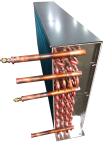 Refrigeration Chiller Condenser Coil Water Cooled Louver Fin