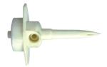 Custom Size Medical Plastic Parts , White Plastic Mouldings For Medical Drip