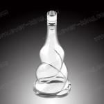 Twist Custom Glass Bottles 700ml With Glass Stopper Cork