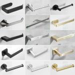 304 Stainless Steel Bathroom Roll Holder Wall Mount