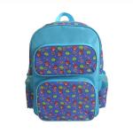 Recycled Mens Floral Backpack Non - Woven Fabric With Water Bottle Holder