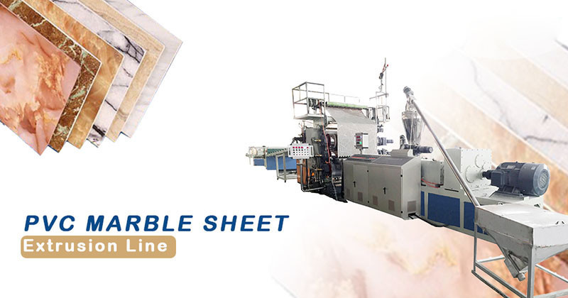 220V 380V PVC Marble Artificial Stone Production Line 400Kg/H 500-550Pcs