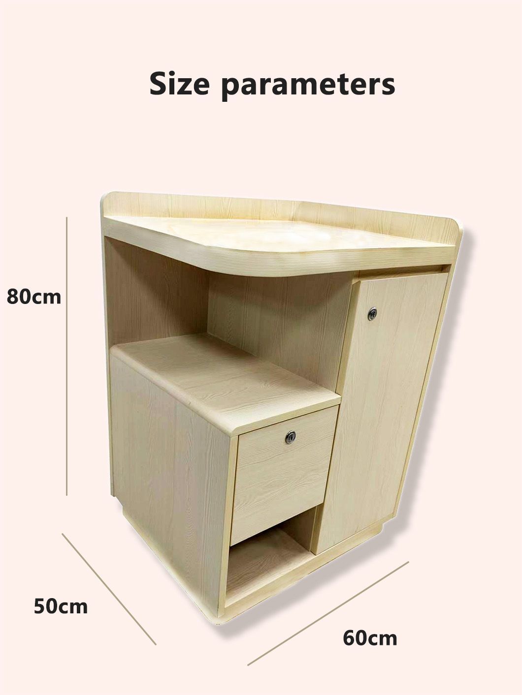 Practical Nightstand for Bedroom and Living Room Furniture