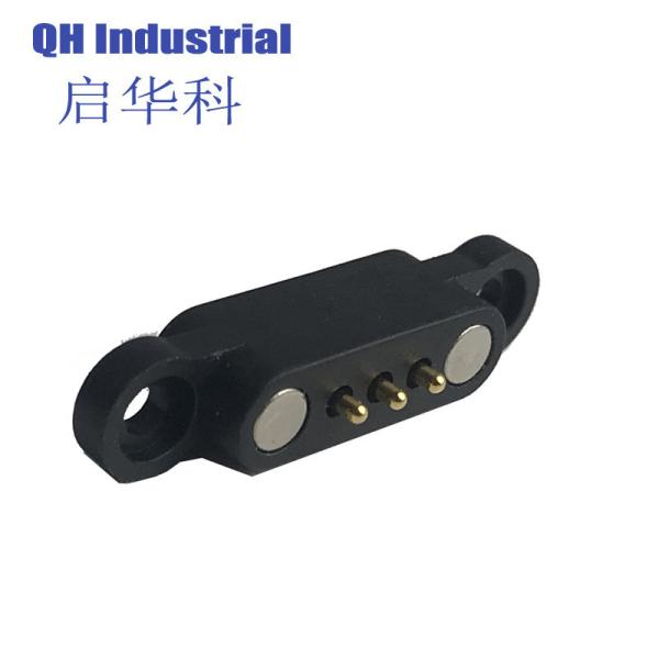 Waterproof Mounting Holes Ears 2.54 MM Pitch 2 3 4 5 6 Pins Smartphone Magnetic