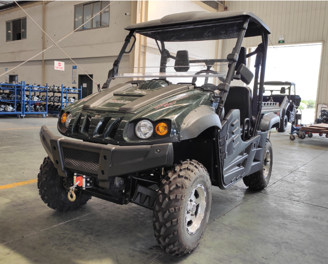 500cc UTV with Hisun Electric Injection Single Cylinder Water Cooled Engine and 2 Seats
