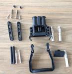 EC320 600V 320A Forklift Battery Parts , Male / Female Forklift Battery Plug