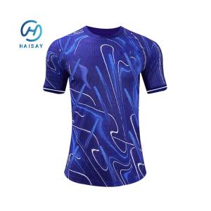 Wholesale Custom Blue Player Version National Team Series Home Adult Soccer Jersey with Short Sleeve from china suppliers