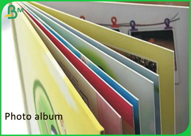 800g Laminated One Side Duplex Board Grey Back For Making Photo Album 