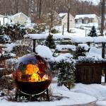 Corten Steel/Weathering Steel Outdoor Round Fire Pit Rustic Red or Customized