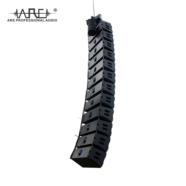 ARE AUDIO dual 12 inch outdoor line array compact and powerful line array speaker for outdoor events