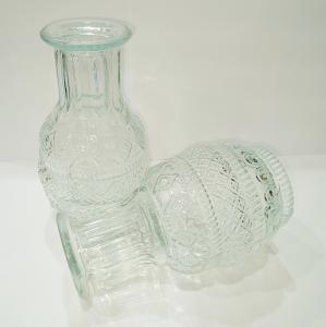 Wholesale Transparent Bud Pot Bulk Custom Round Nordic Mini Cylinder Clear Glass Flower Vase from china suppliers